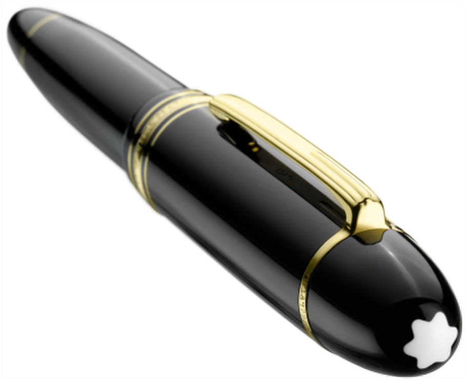Meisterstück 149 Dorado Pluma Fuente - Montblanc Meisterstück 149 Gold-coated Fountain Pen (1000x1000), Png Download