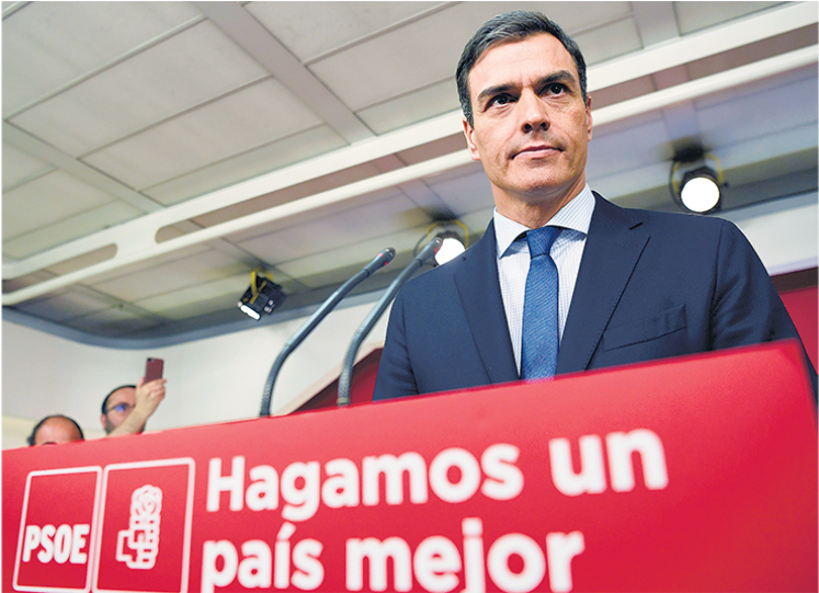 Pedro Sánchez Anunciaba En Rueda De Prensa La Moción - Präsident Spanien (960x540), Png Download