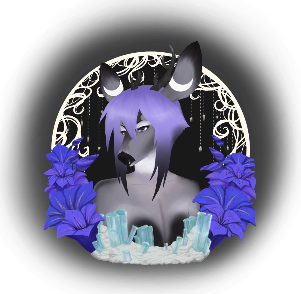 Crystals And Flowers - Crystal (1000x1000), Png Download