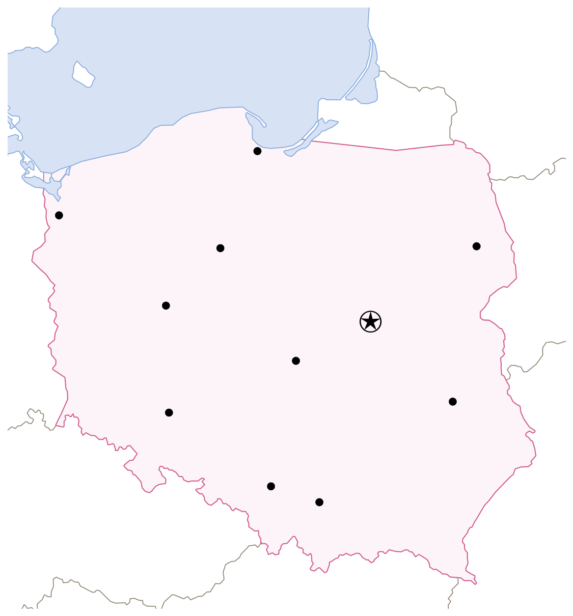 Poland Map No Cities (1200x1289), Png Download