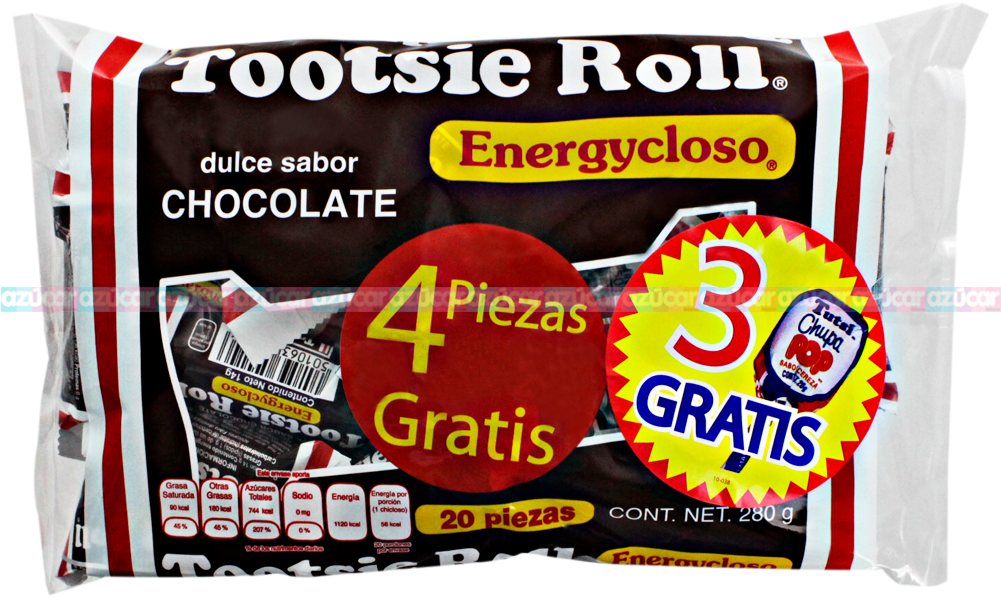 Tutsi Tootsie Roll 20/24 Tutsi - Tootsie Roll (1000x1000), Png Download