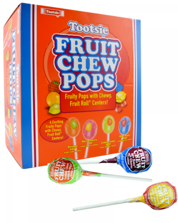 Tootsie Pops Assorted Fruit Chew Buy It At Www - Tootsie Fruit Chew Pops (600x750), Png Download