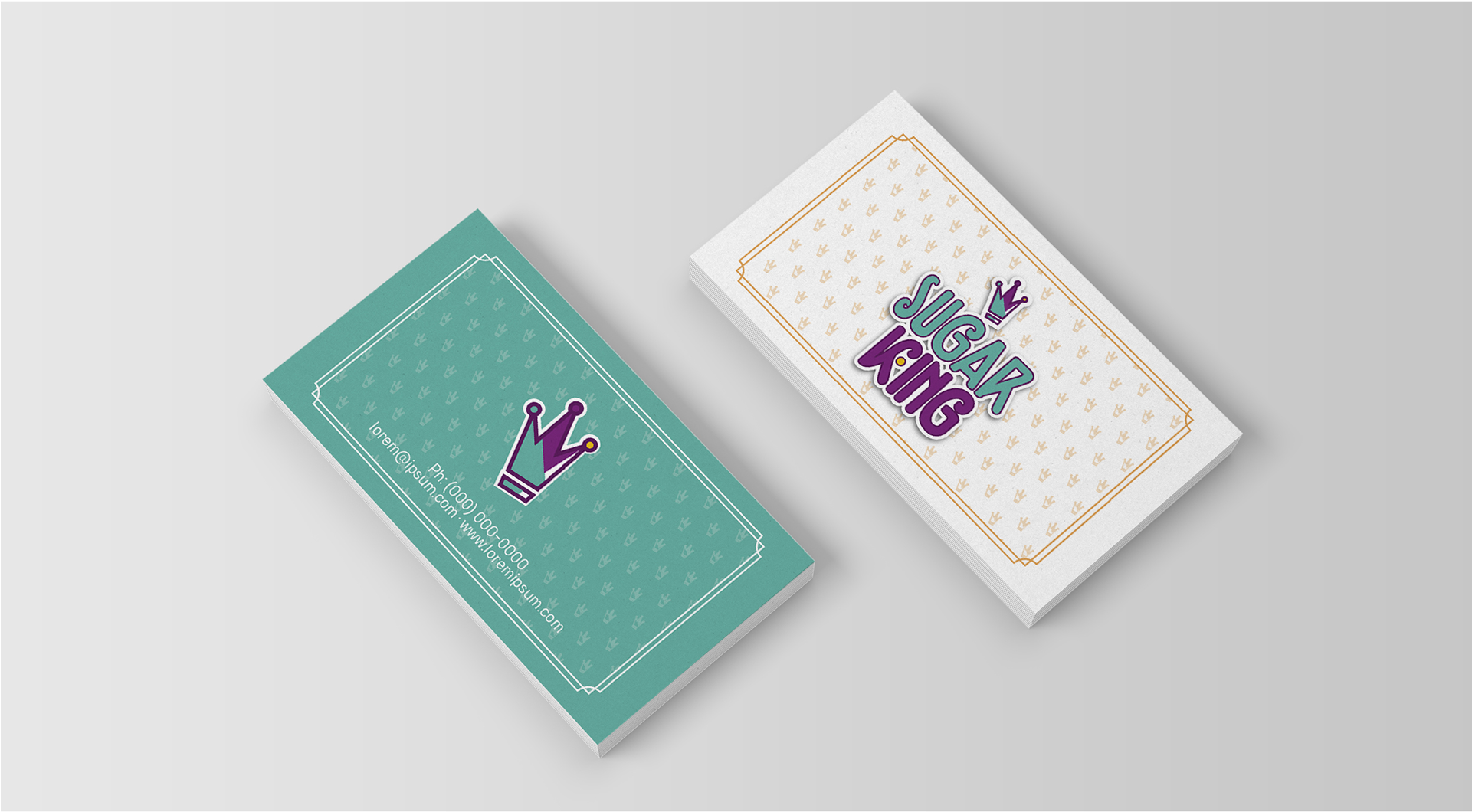Sugar King Branding - Tarjetas Tienda De Ropa (1920x1440), Png Download