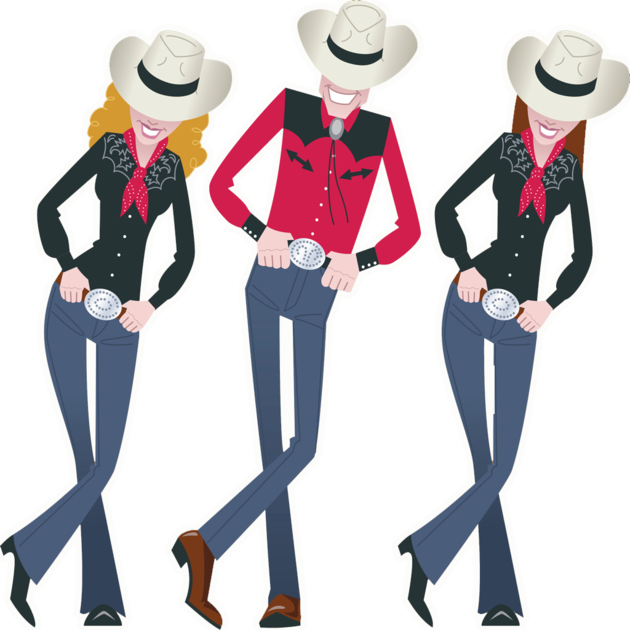 Teach Yourself Line Dancing Im Mac App Store - Line Dancing Images Cartoon (630x630), Png Download