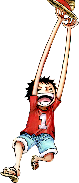 Little Monkey D - Monkey D. Luffy (500x750), Png Download