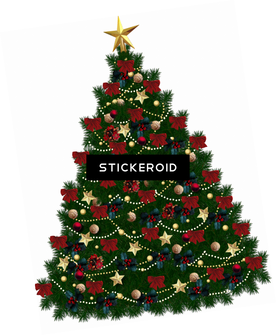 Christmas Tree Holidays (962x1168), Png Download
