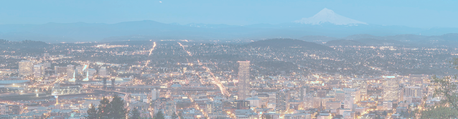 Dr Alan Teo - Poster: Diro's Beautiful Night Vista Of Portland, Oregon, (1501x391), Png Download
