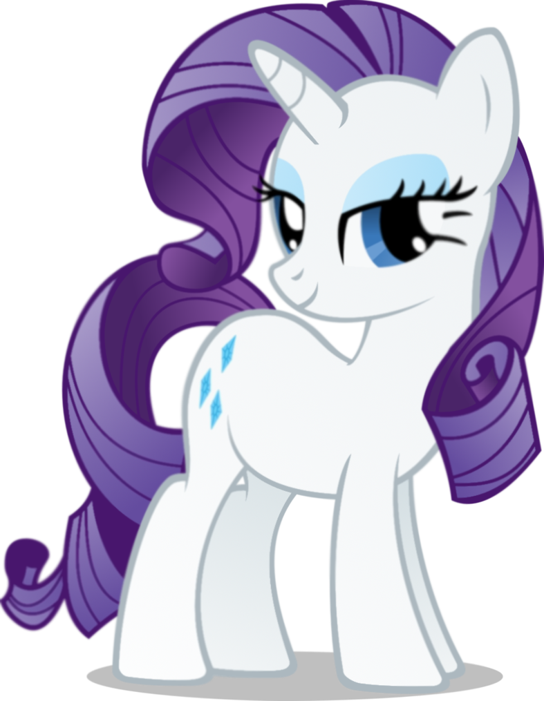 I'll Take Him Who Wouldn't Want A Handsome Earth-pony - My Little Pony Rarity Vector (787x1015), Png Download