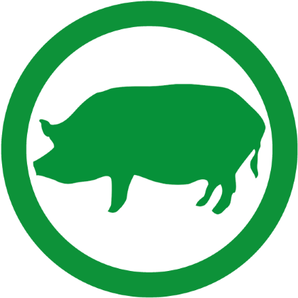 4biodx-breeding Cochon Cercle Fonce - Sign (700x700), Png Download