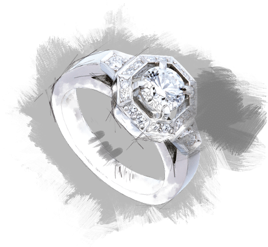 Copyright ©2018 Filigree Fine Jewels - Engagement Ring (700x700), Png Download