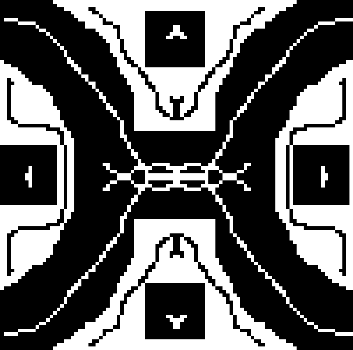 Image Black And White Library Anonymous Drawing Cool - Cross (1200x1200), Png Download