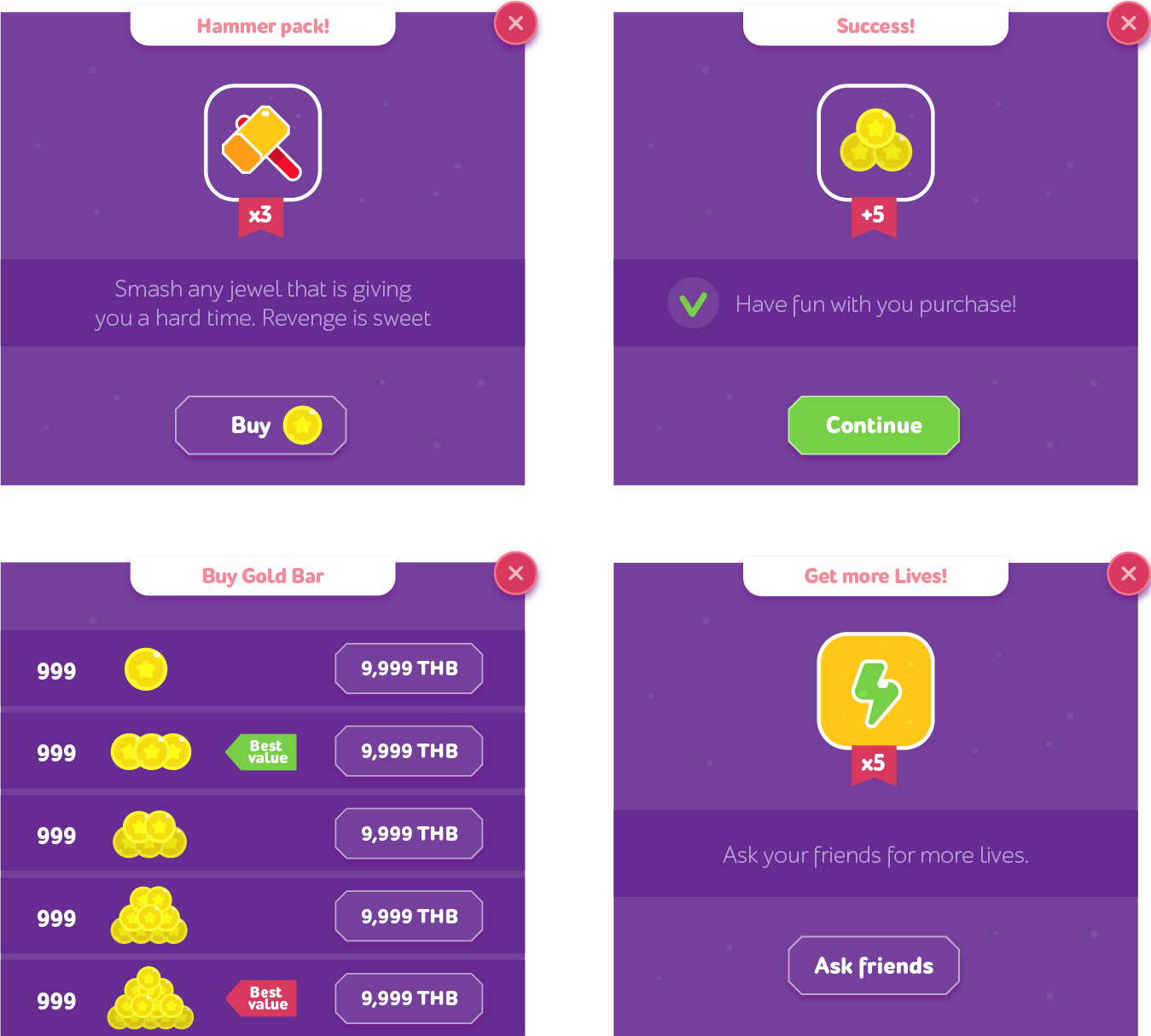 This Is A Match 3 Game That I Made To Order For 1 Month - 9 (1349x1215), Png Download