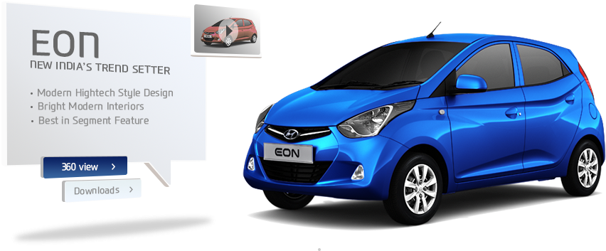 Eon - Hyundai Eon All Colours (960x382), Png Download