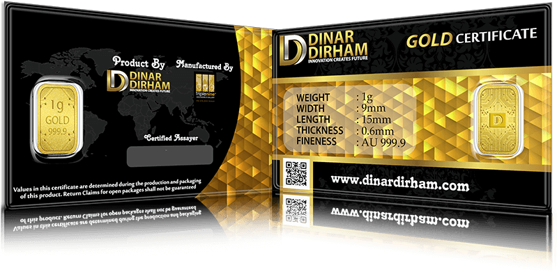 1 Gram Gold Bar - Graphic Design (800x408), Png Download