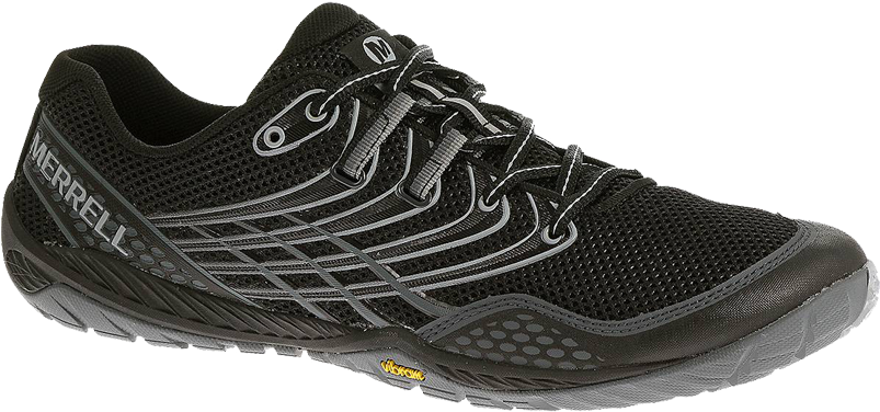 Merrell Men's Trail Glove 3 Black/light Grey - Merrell Men's Trail Runners Trail Glove 3 Black (size (960x960), Png Download