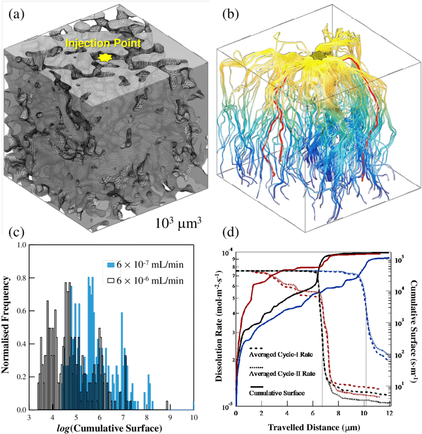 A Digital Model Of Natural Chalk Microstructure Obtained - Nanotomography (850x873), Png Download