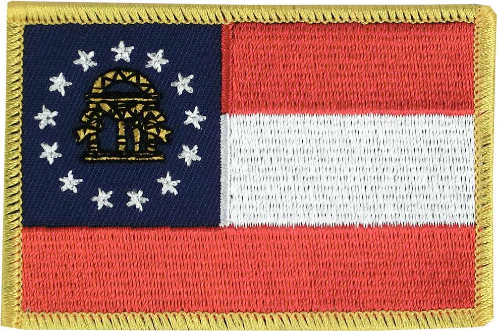 Georgia - Flag Patch - Maxflags Georgia - Flag Patch (1500x1000), Png Download