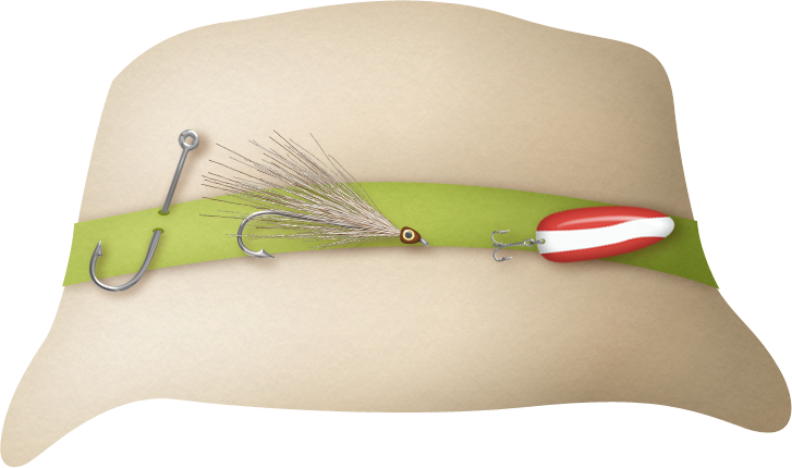 Фото, Автор Ladylony На Яндекс - Fishing Hat Clip Art (727x430), Png Download