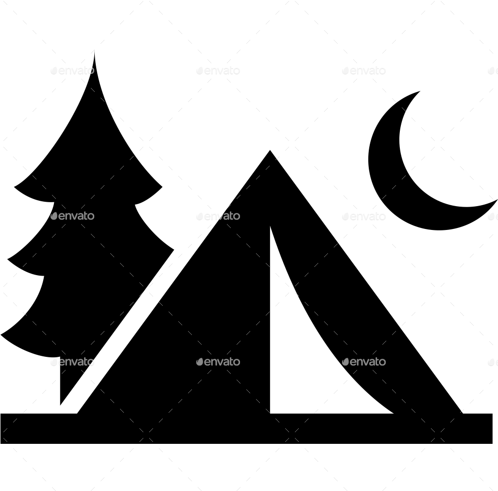 Preview/1024x1024/14 - Camping Icon Png (1024x1024), Png Download