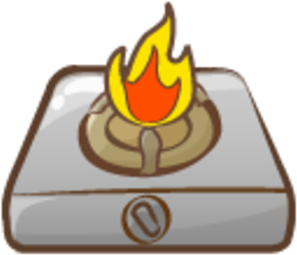 Cartoon Gas Stove Png (600x600), Png Download