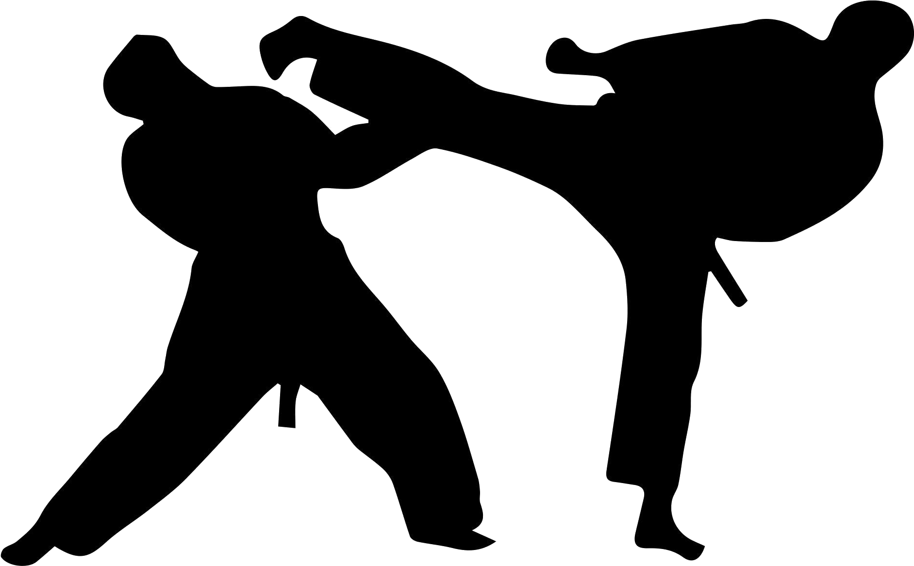 The Area's Premier Tkd Academy - Taekwondo Images Black And White (1903x1190), Png Download