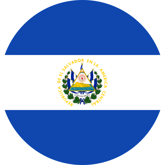 Bandera El Salvador - El Salvador Flag Png (577x577), Png Download