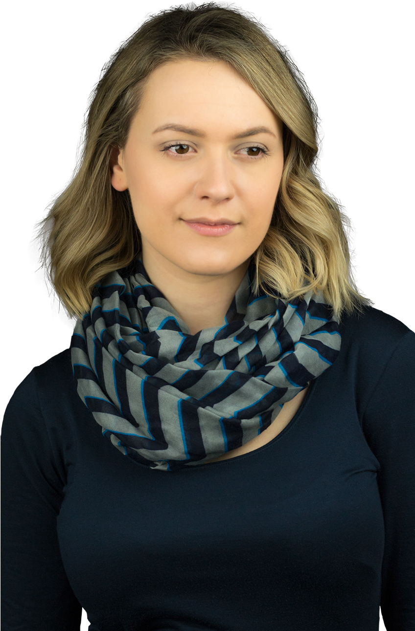 Ravenclaw Infinity Scarf - Ravenclaw House (847x1300), Png Download