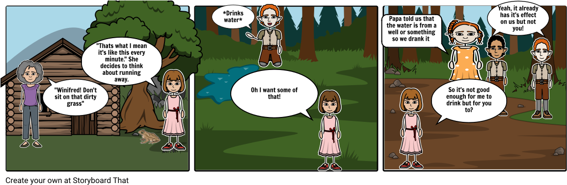 Comic Strip "tuck Everlasting" - Comics (1164x385), Png Download