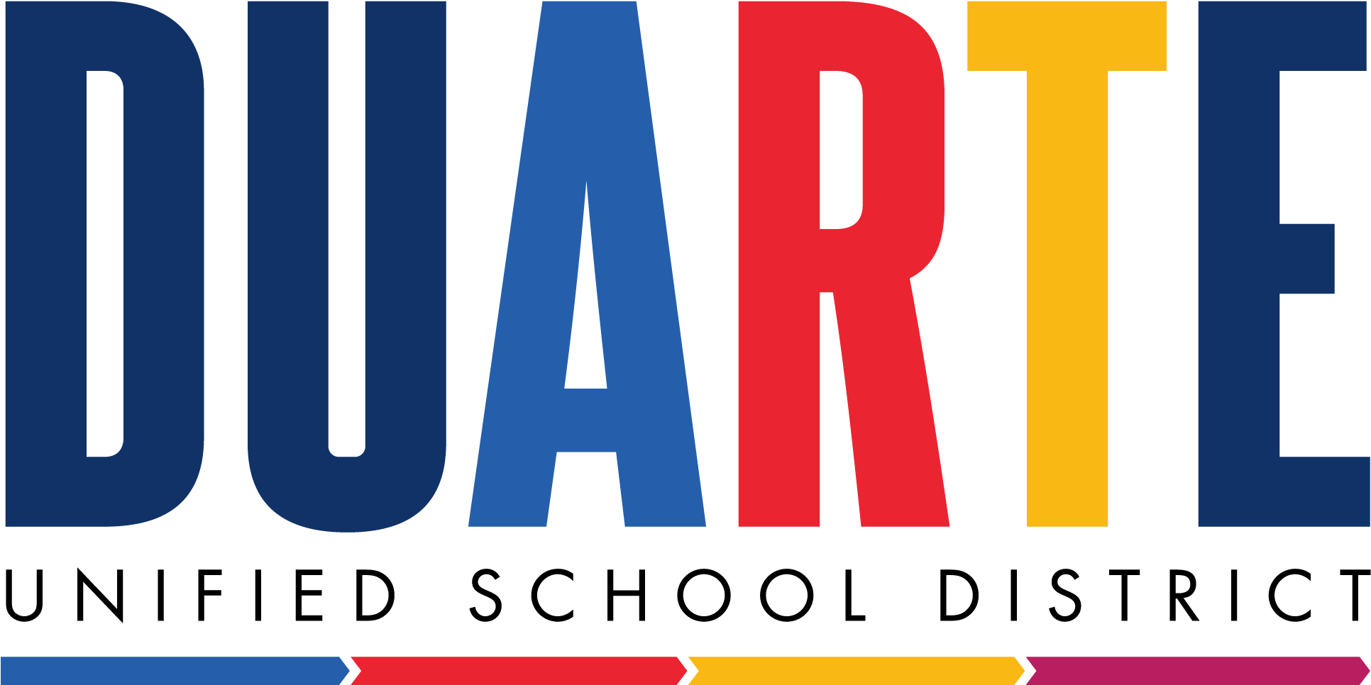 Duarte Unified School District - Duarte Unified School Logo (2084x1154), Png Download