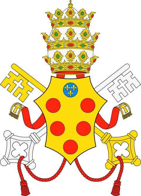 Escudo De León X - Escudo De Los Medici (481x669), Png Download
