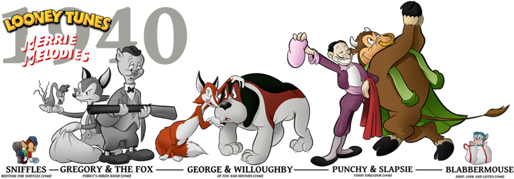 Part 10 By Boscoloandrea Tweety, Looney Tunes, Warner - Looney Tunes (1024x358), Png Download