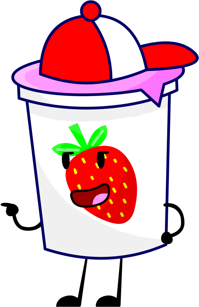 Yogurt New Pose - Object Shows Yogurt (734x1089), Png Download