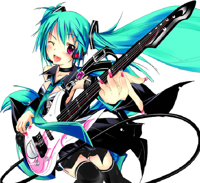 Fotos De Animes Png - Hatsune Miku Rock Metal (646x600), Png Download