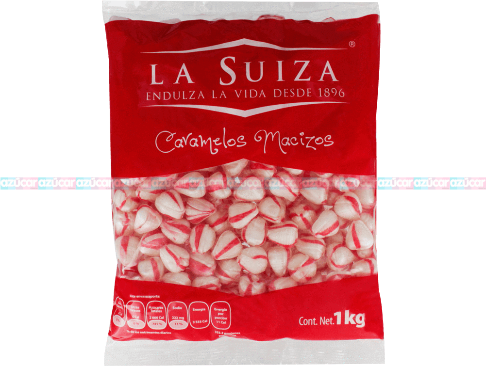 La Suiza Caramelo Pera Menta 20/1k La Suiza - Caramel (1000x1000), Png Download