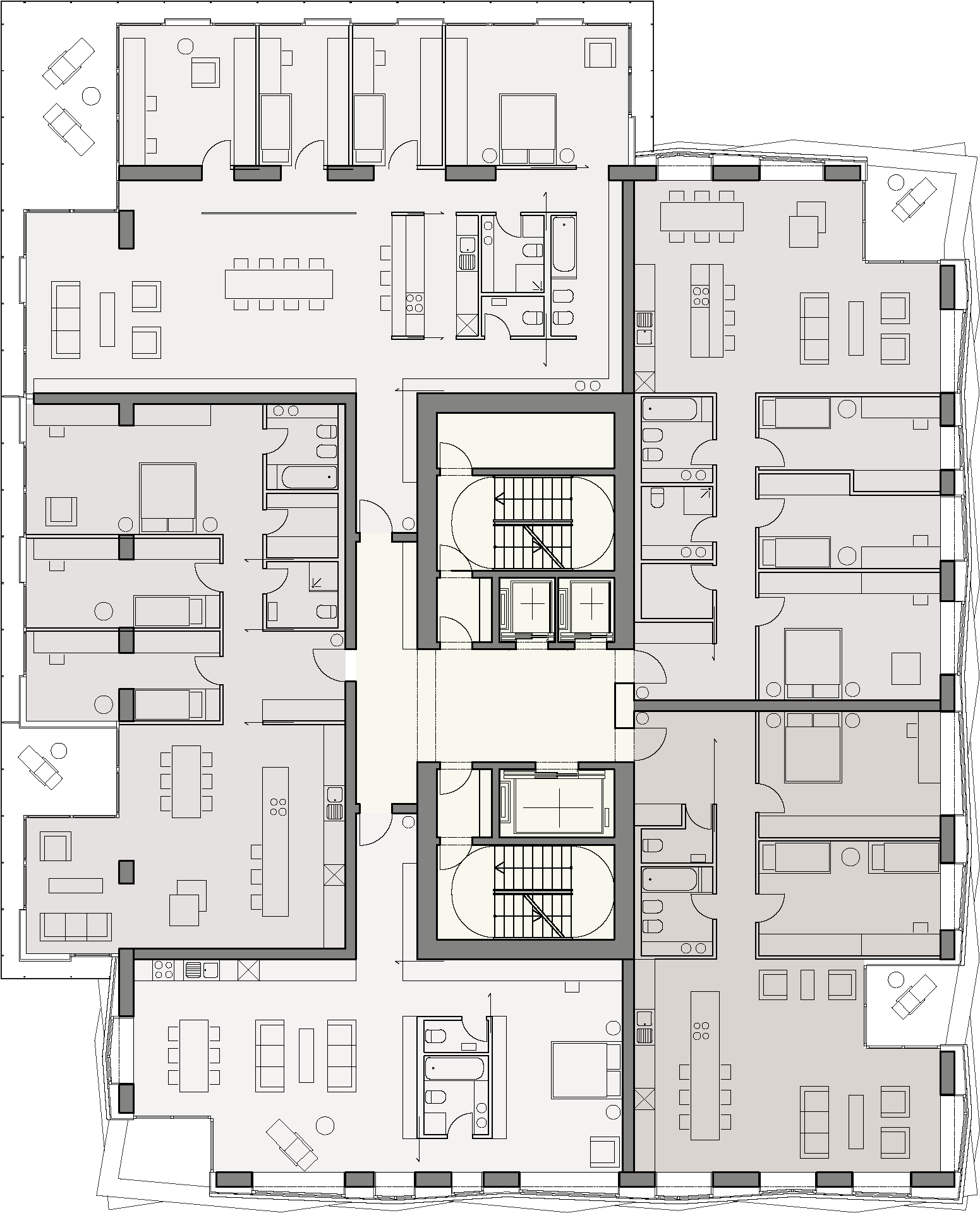 Marko Coloni, Univerza V Ljubljani Fakulteta Za Arhitekturo - Floor Plan (2400x1920), Png Download
