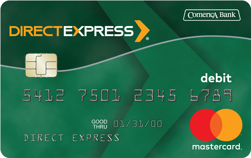 Contact Us @ The Number Located On The Back Of Your - Direct Express Debit Card (1000x550), Png Download