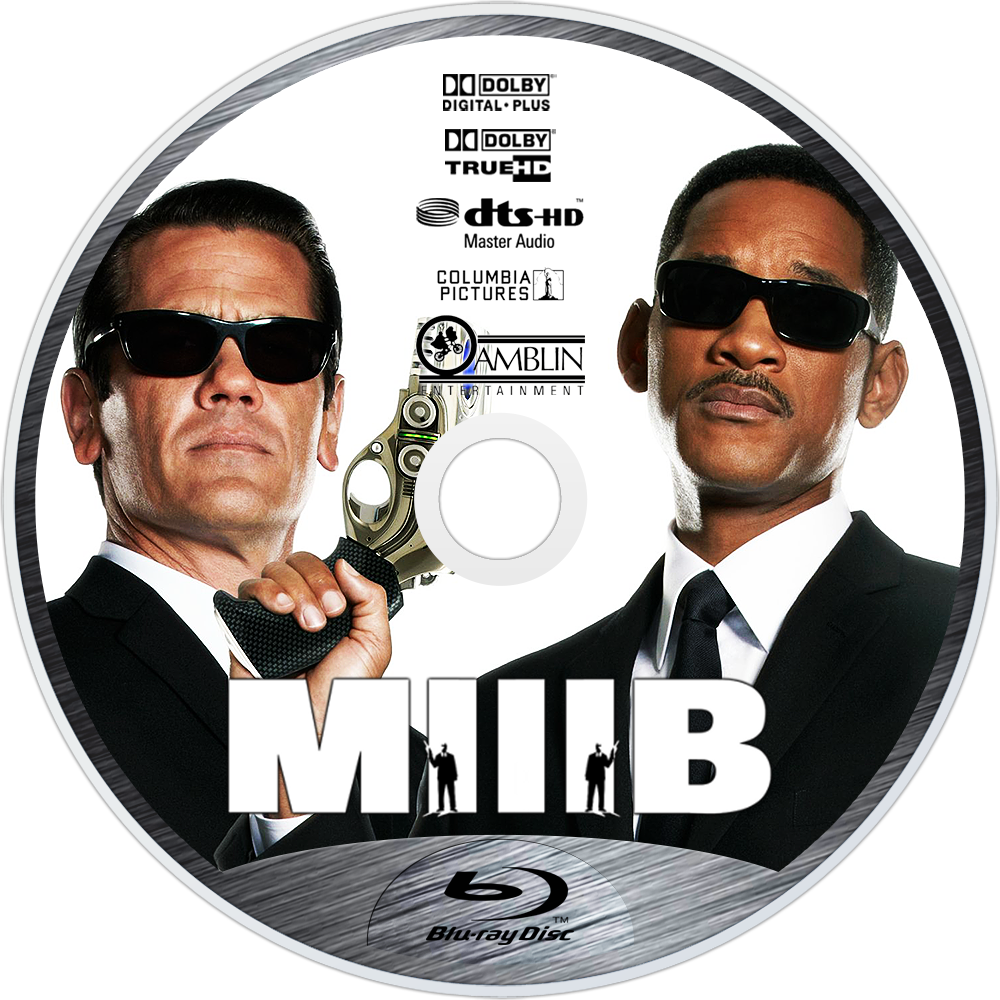 Men In Black Iii Bluray Disc Image (1000x1000), Png Download