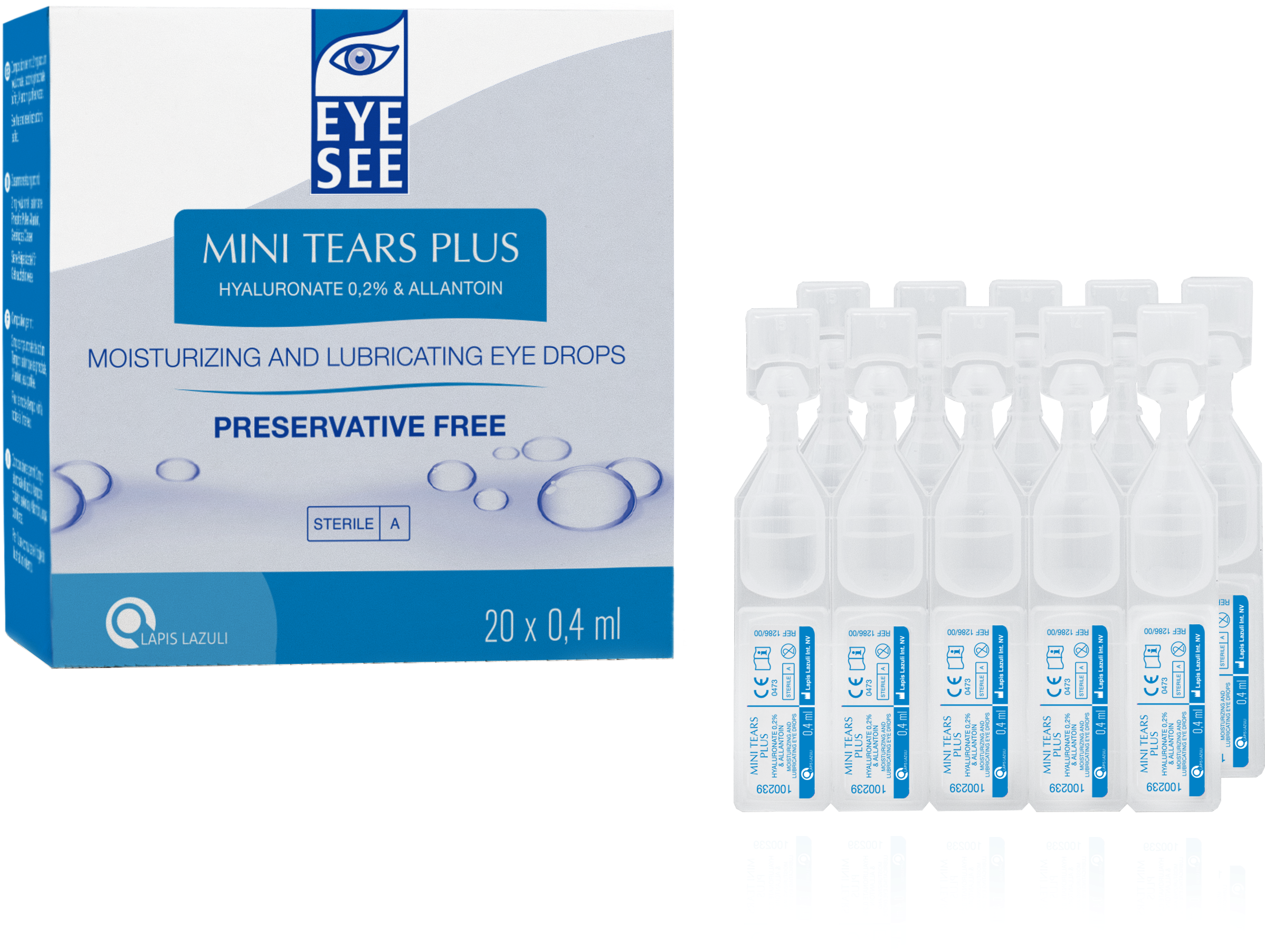 Eye See Mini Tears Plus 20 X 0,4 Ml - Eye See Mini Tears (5984x3938), Png Download
