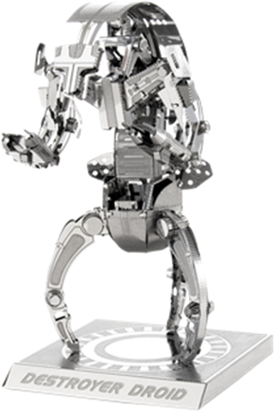 Metal Earth Online Store - Star Wars Destroyer Droid 3d Metal Earth (600x600), Png Download