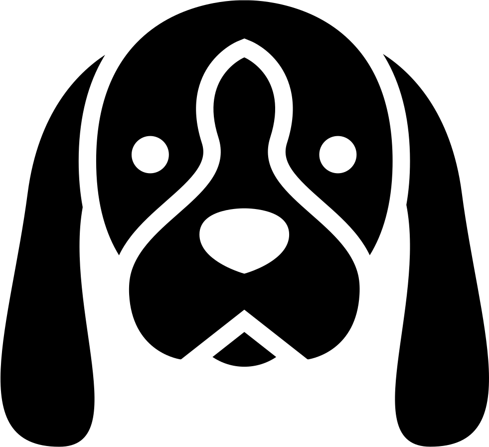 Png File Svg - Dog Face Vector Png (981x896), Png Download