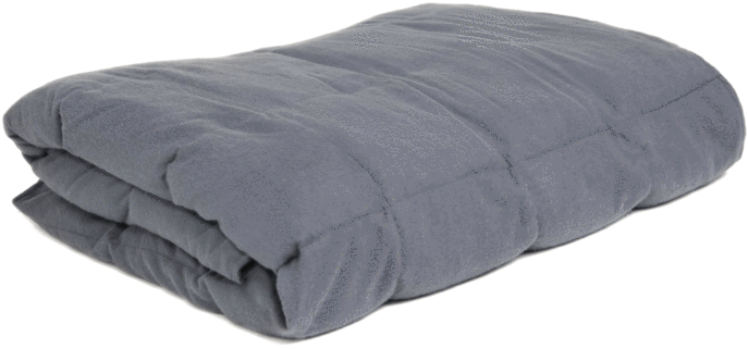 Gently Used Charcoal Weighted Blanket - Blanket (900x907), Png Download