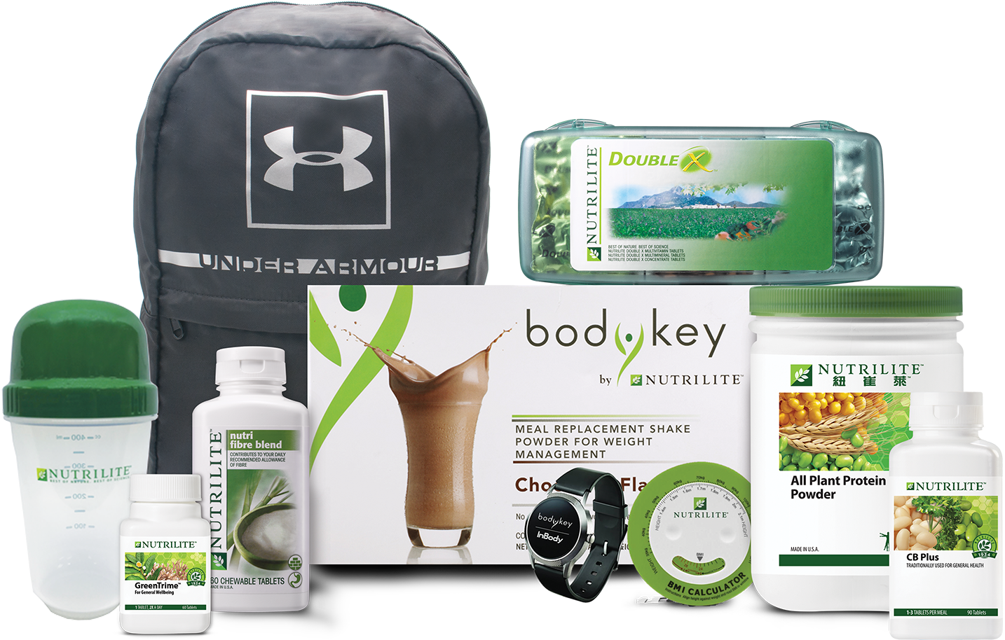 Bodykey Day Starter Kit Bodykey Nutrilite Brands Amway - Amway Body Key Set (1500x1008), Png Download