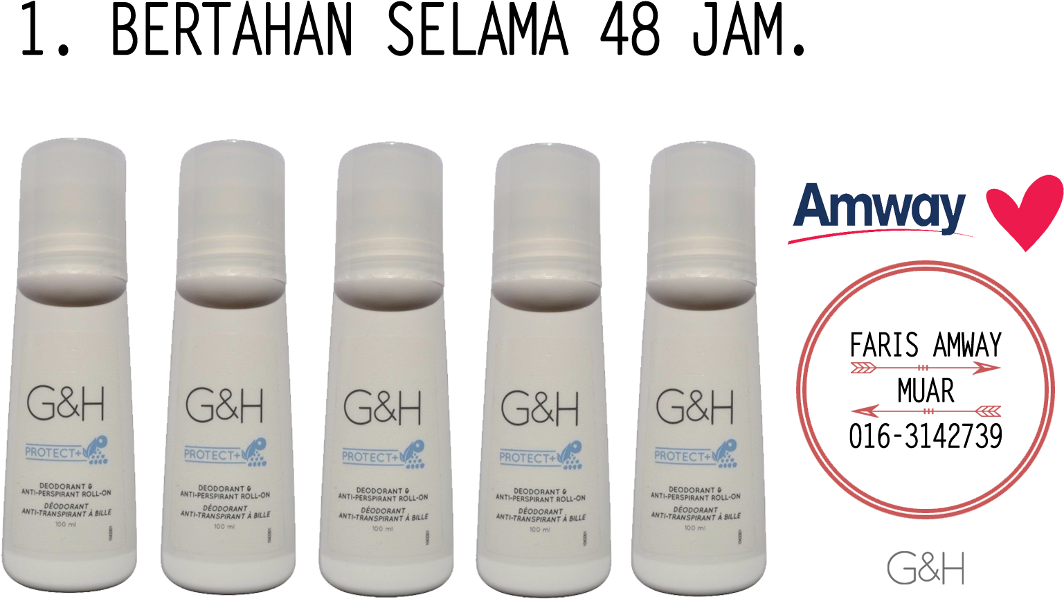 Faris Amway Muar Kelebihan Deodorant Amway Png Amway - Amway (1600x1029), Png Download