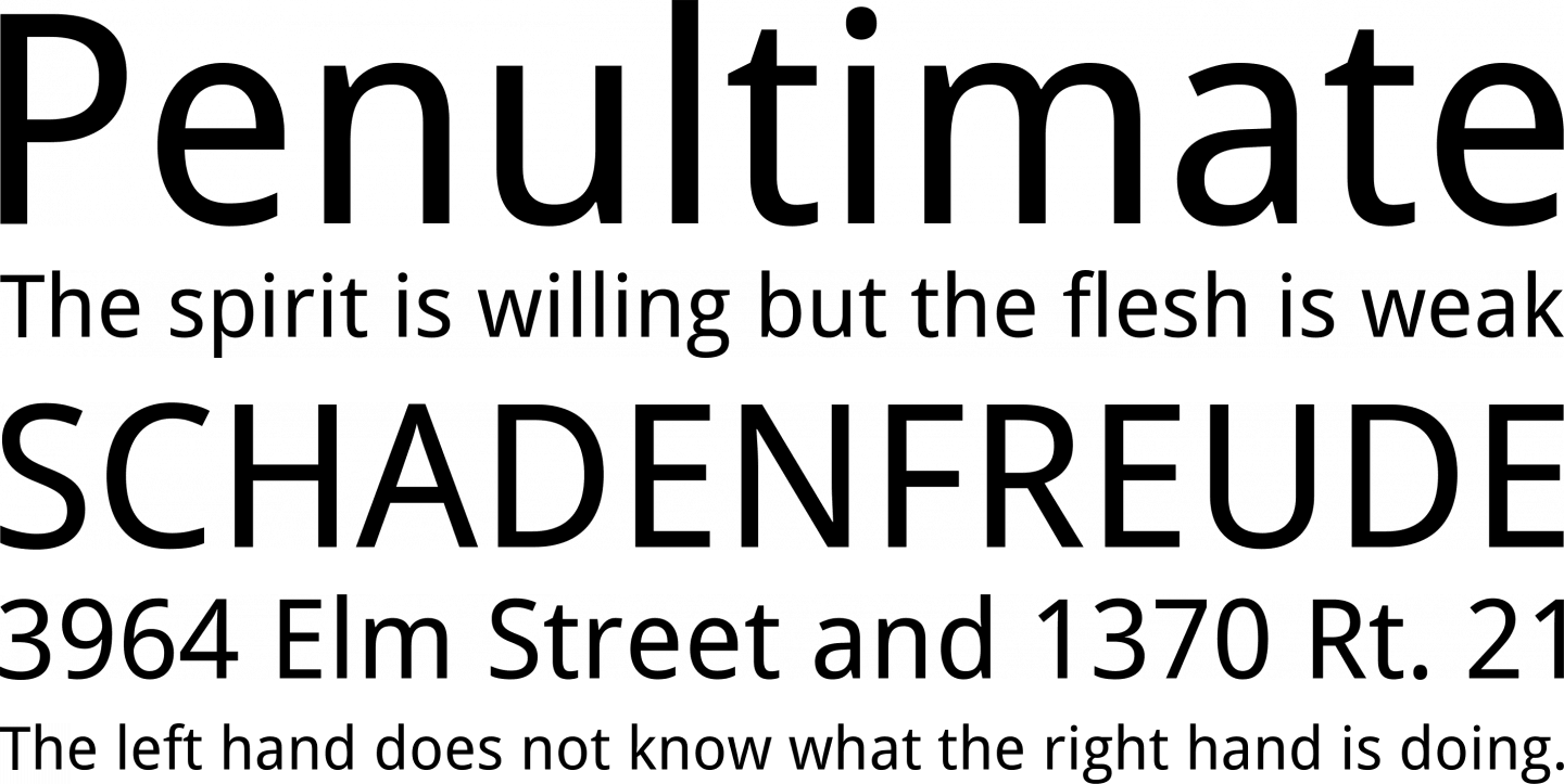 Droid Sans Font Phrases - Droid Sans Font (1440x723), Png Download