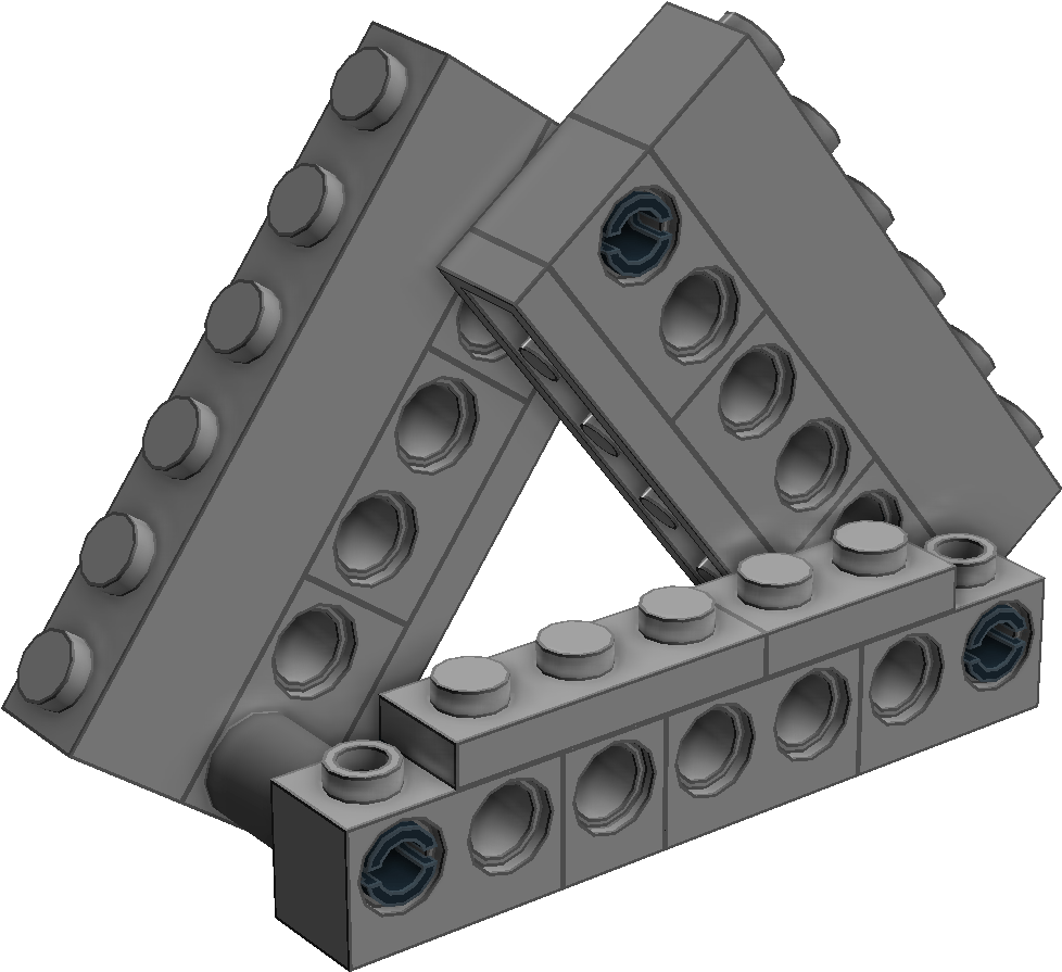 Finally, We Add The Plate Roof And The Triangular Sidewalls - Construction Set Toy (1680x1009), Png Download