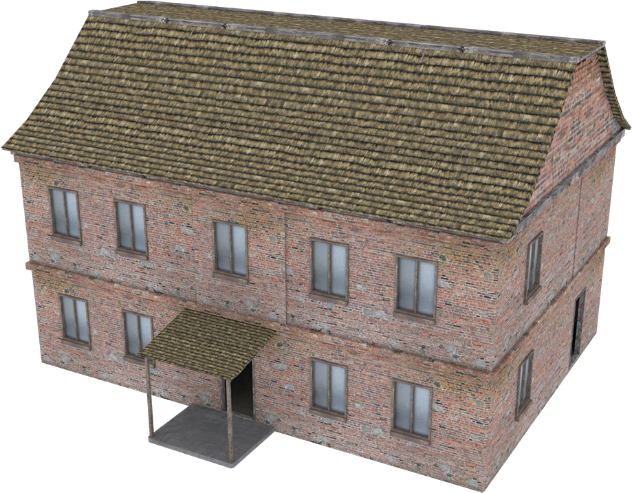 Each House Has It's Own Wall And Floor Textures, Most - Scale Model (1280x720), Png Download