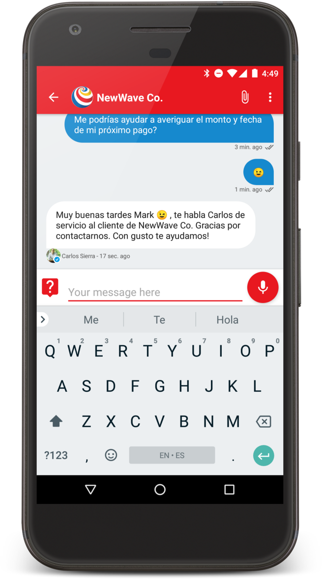 A Través Del Uso De Plantillas, Los Agentes Pueden - Ver La Ultima Conexion En Whatsapp (800x1415), Png Download
