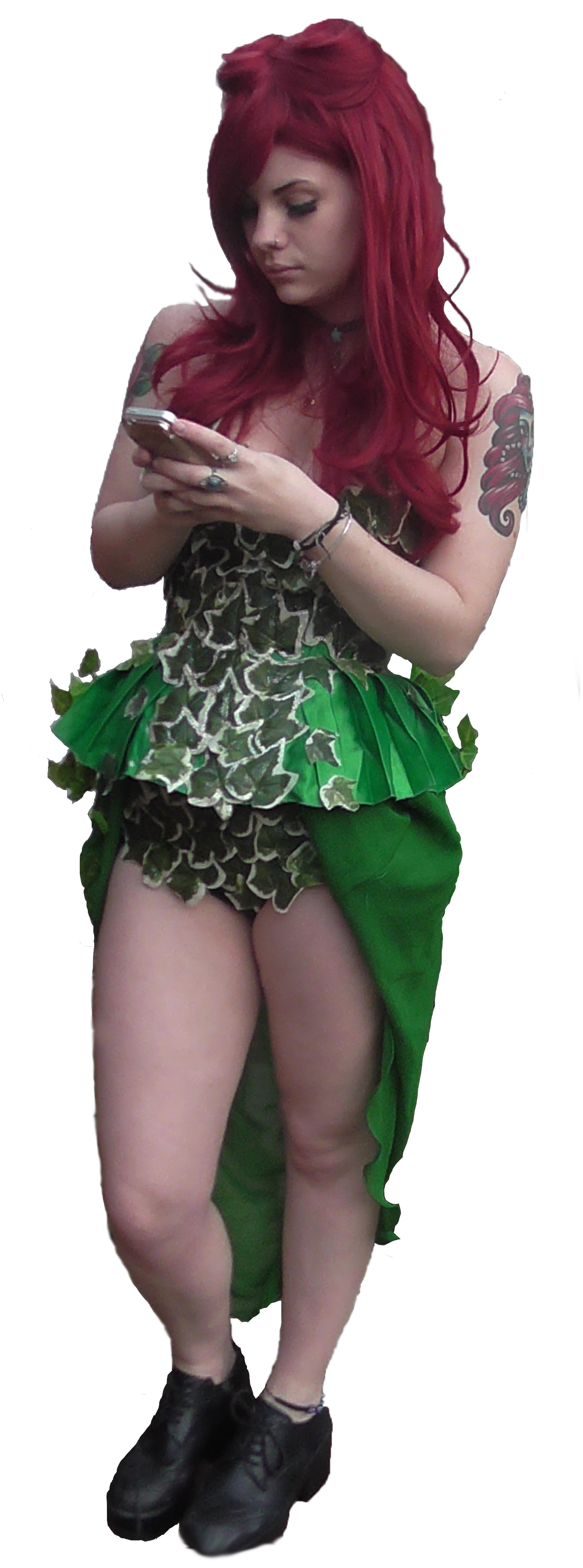 Poison Ivy Cut Out Body - Halloween Costume (2232x4136), Png Download