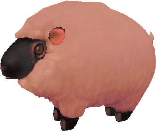 [image] Pink Sheep - Sheep (700x500), Png Download