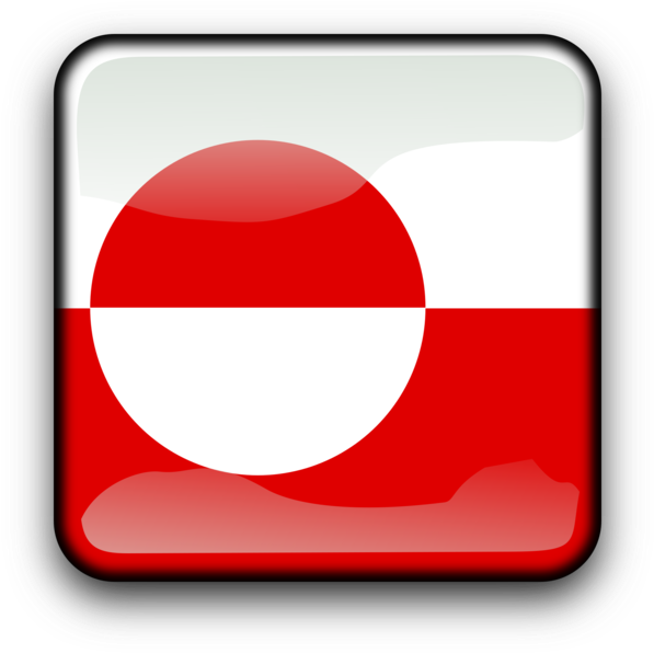 Flag Of Greenland National Flag Flag Of Cambodia - Flag Of Greenland (750x750), Png Download